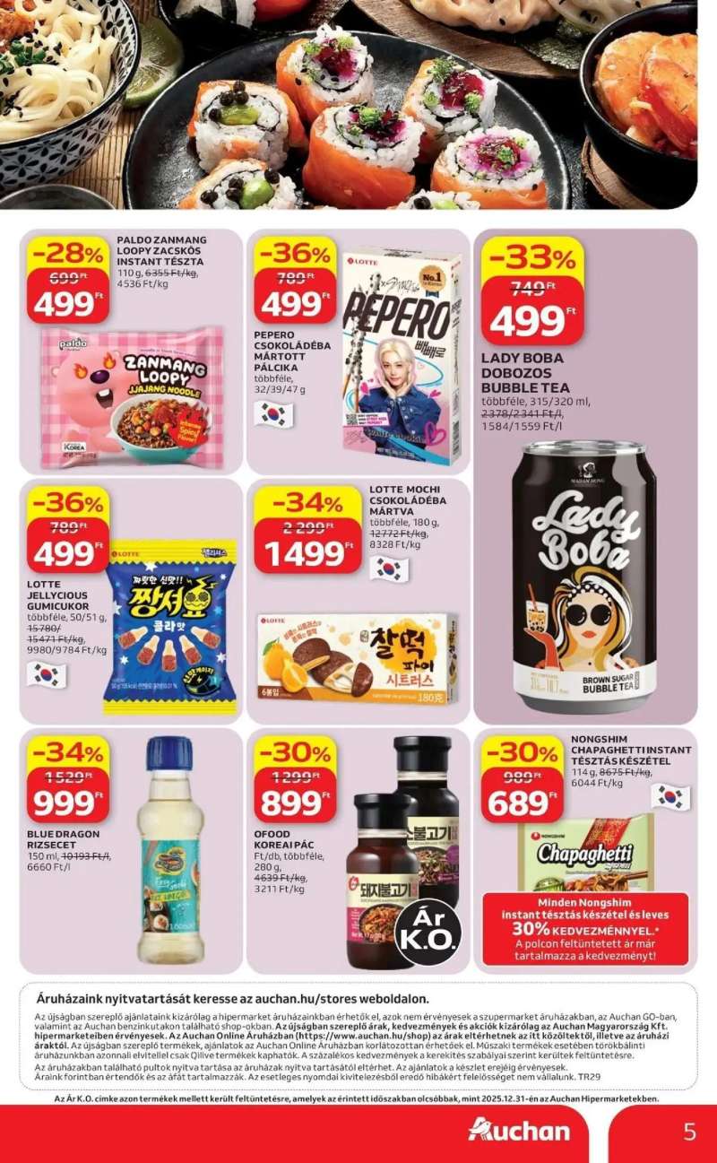Auchan Auchan újság érvényessége 2026.07.22-ig 5 oldal