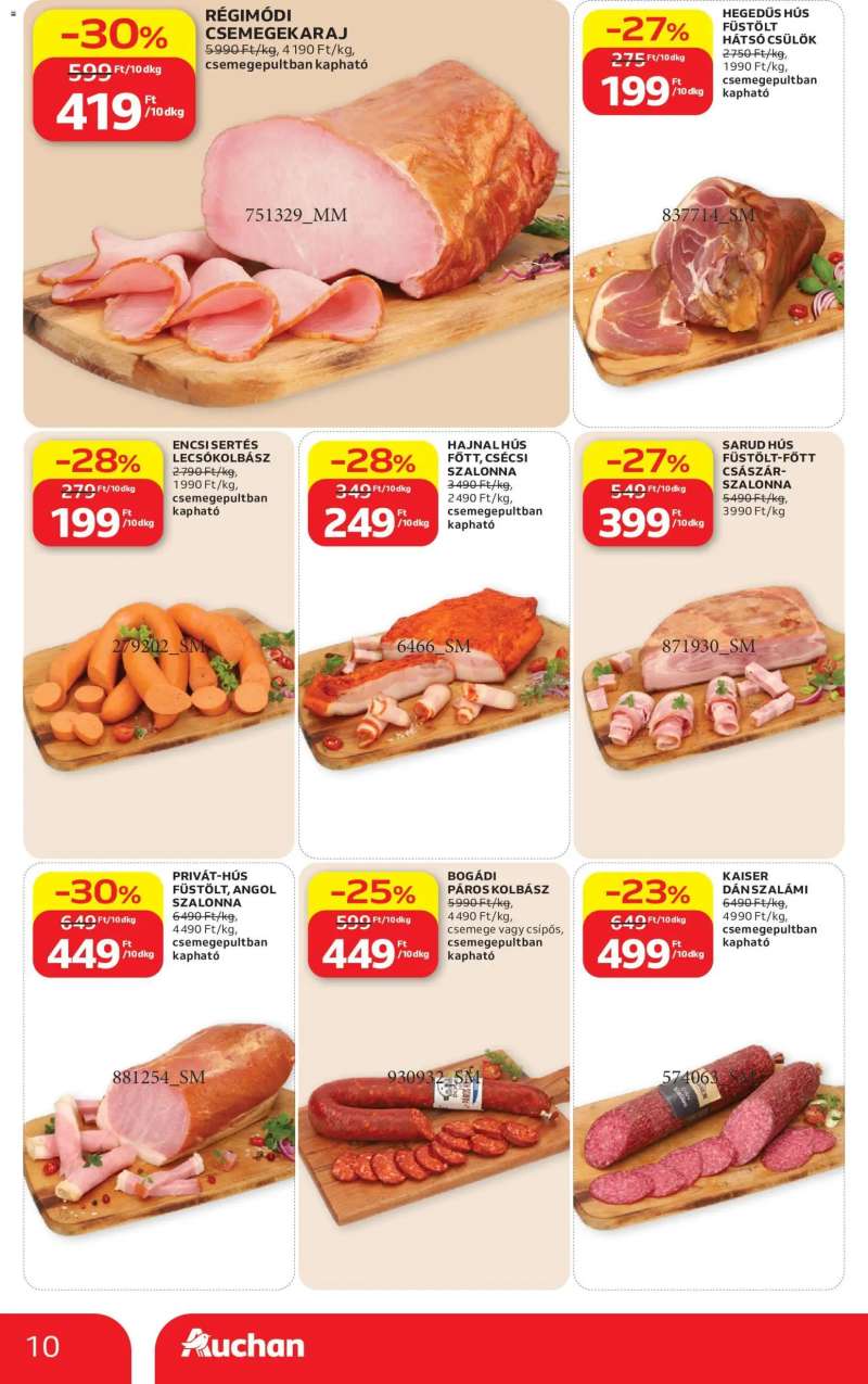 Auchan Auchan akciós újság 10 oldal
