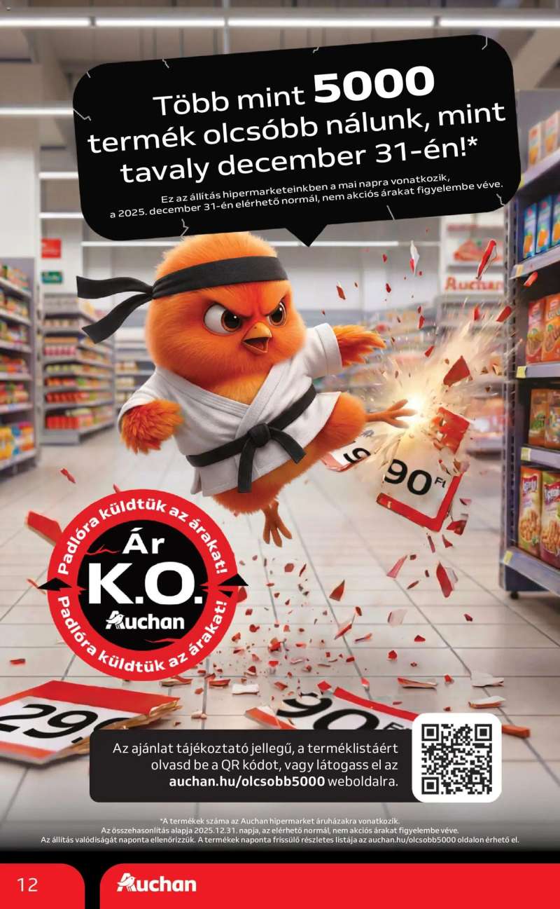 Auchan Auchan akciós újság 12 oldal