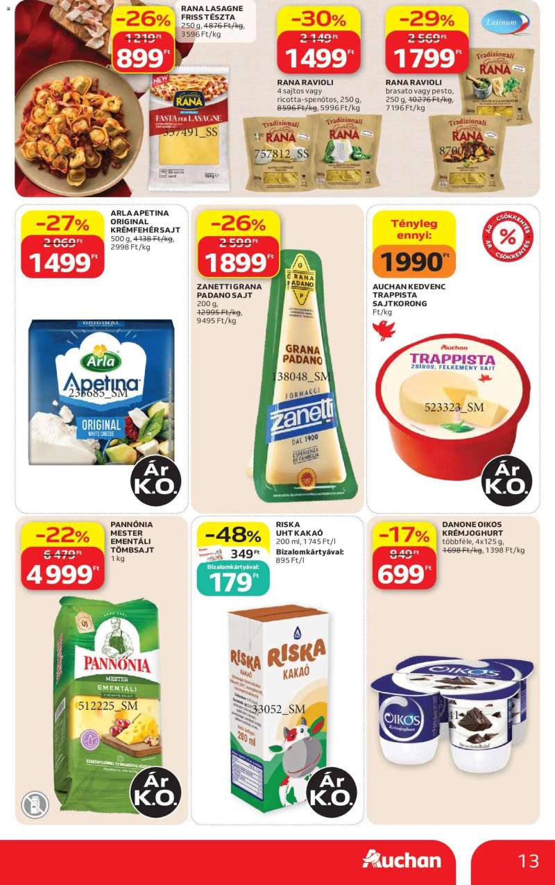 Auchan Auchan akciós újság 13 oldal
