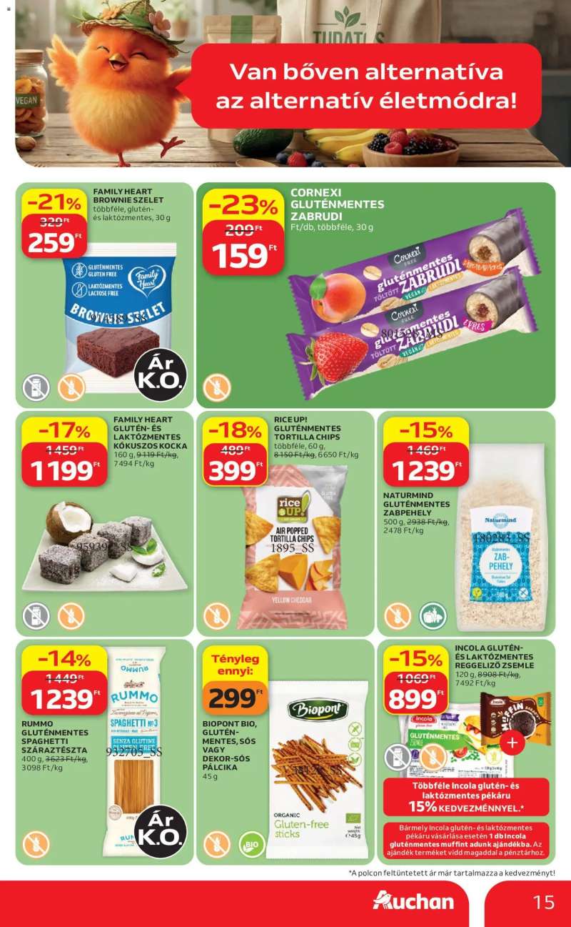 Auchan Auchan akciós újság 15 oldal