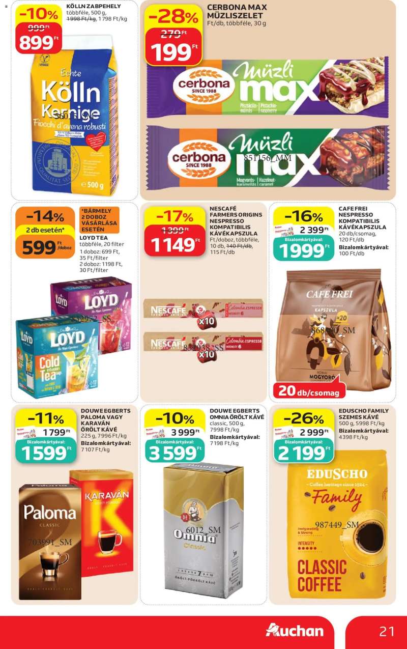 Auchan Auchan akciós újság 21 oldal