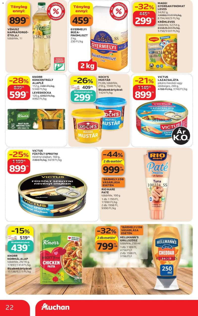 Auchan Auchan akciós újság 22 oldal