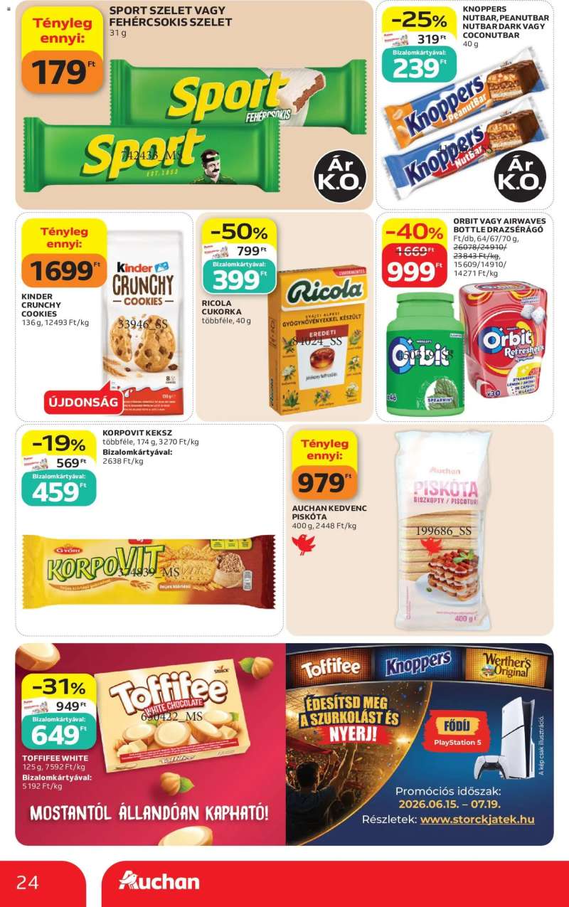 Auchan Auchan akciós újság 24 oldal
