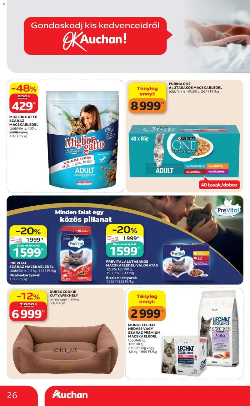Auchan Auchan akciós újság 26 oldal
