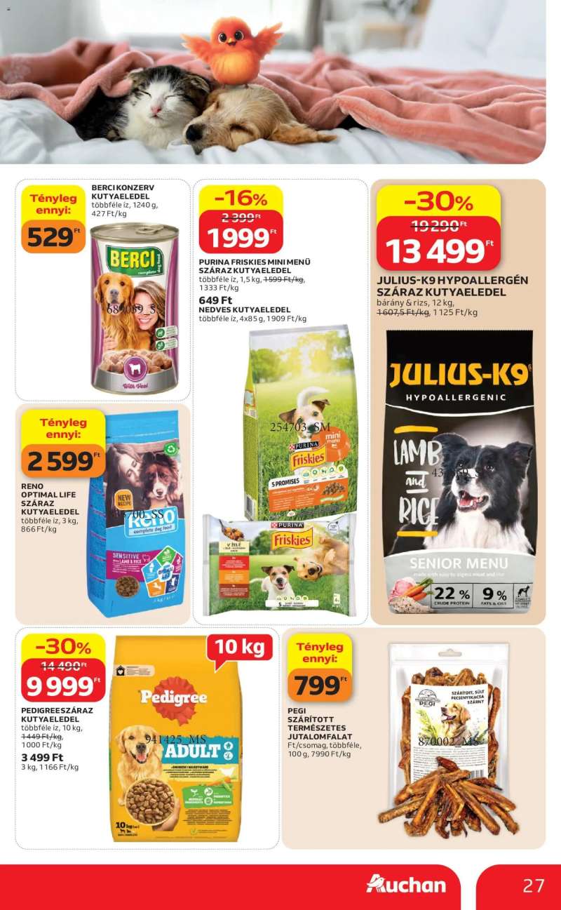 Auchan Auchan akciós újság 27 oldal