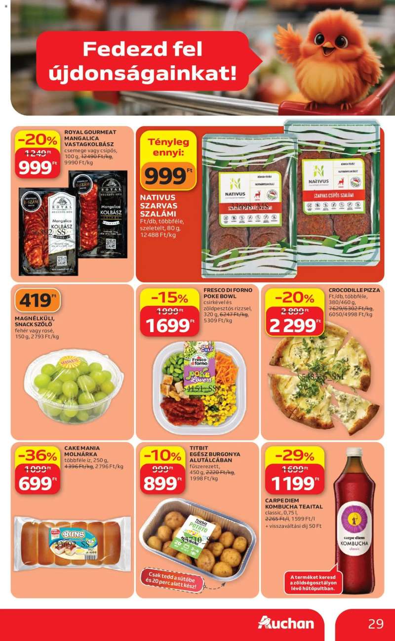 Auchan Auchan akciós újság 29 oldal