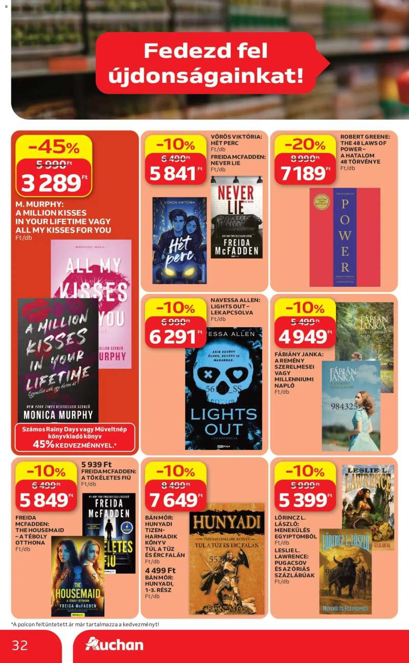 Auchan Auchan akciós újság 32 oldal