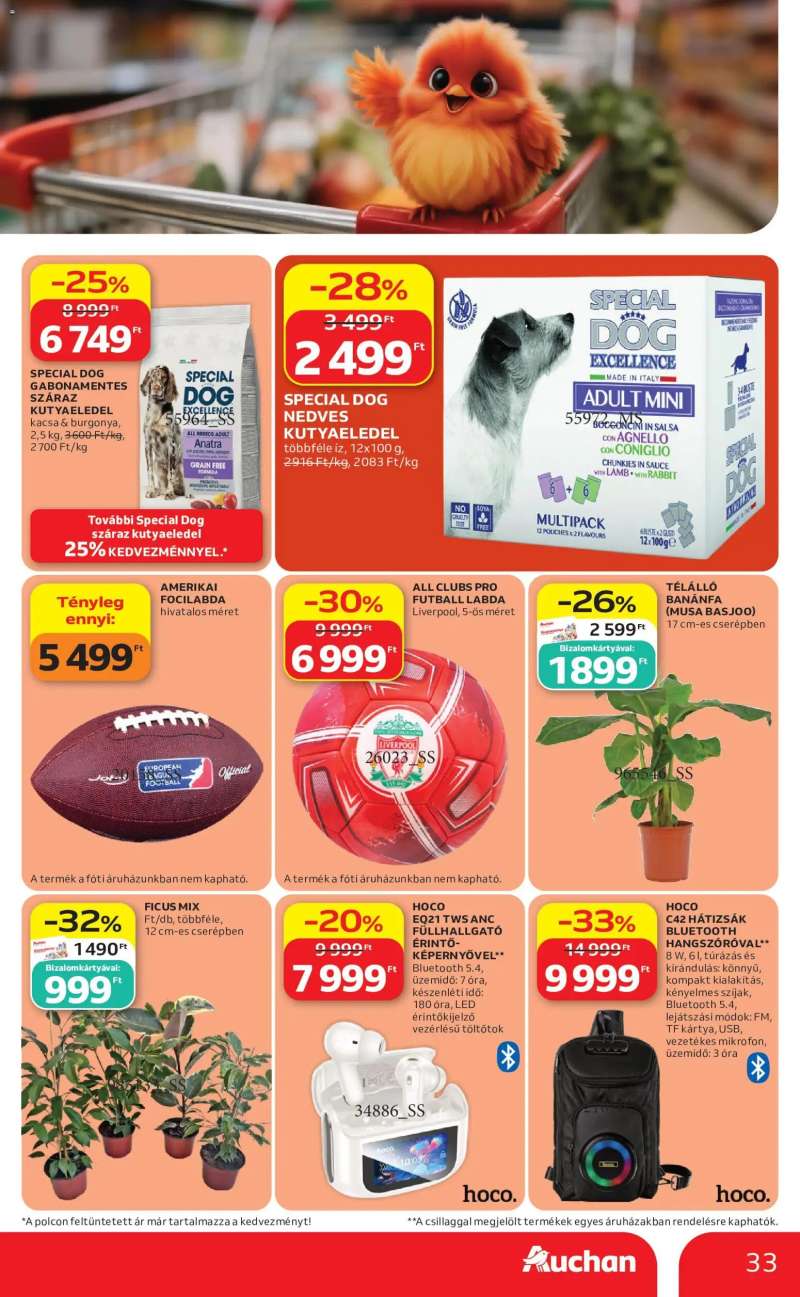 Auchan Auchan akciós újság 33 oldal