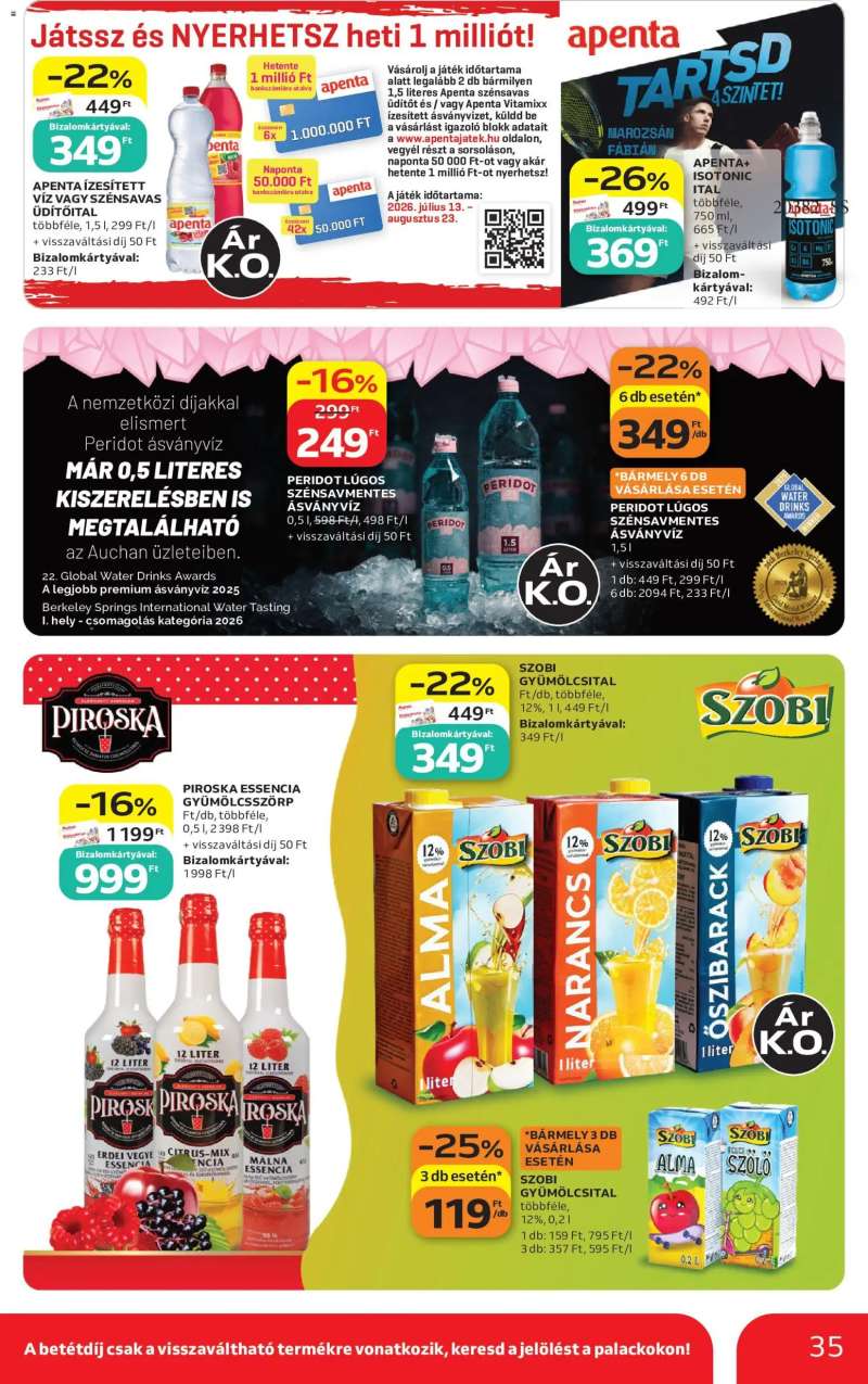 Auchan Auchan akciós újság 35 oldal
