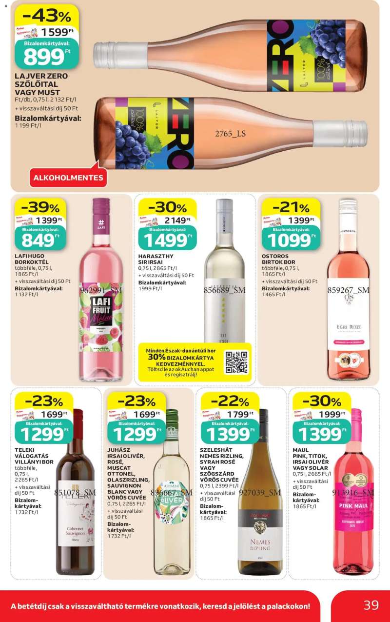 Auchan Auchan akciós újság 39 oldal