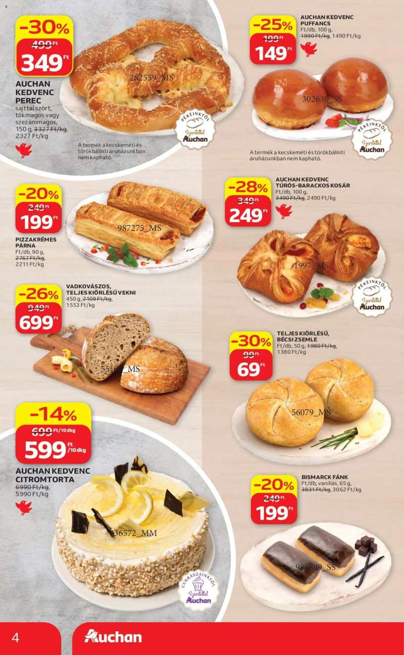 Auchan Auchan akciós újság 4 oldal