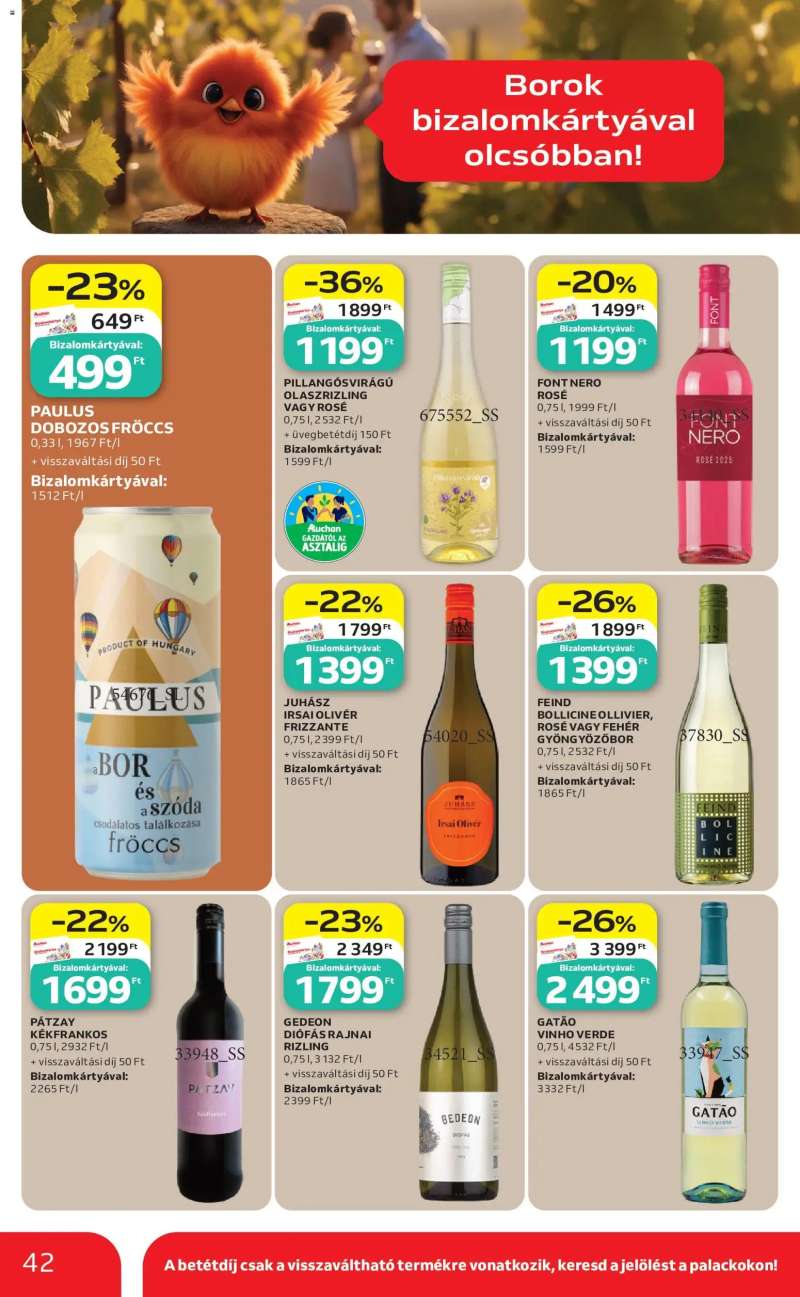Auchan Auchan akciós újság 42 oldal