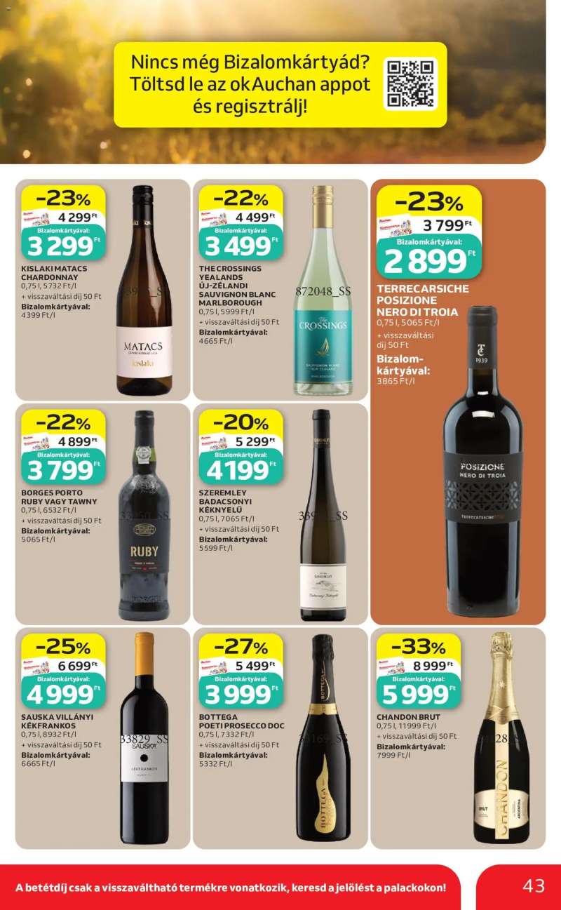 Auchan Auchan akciós újság 43 oldal