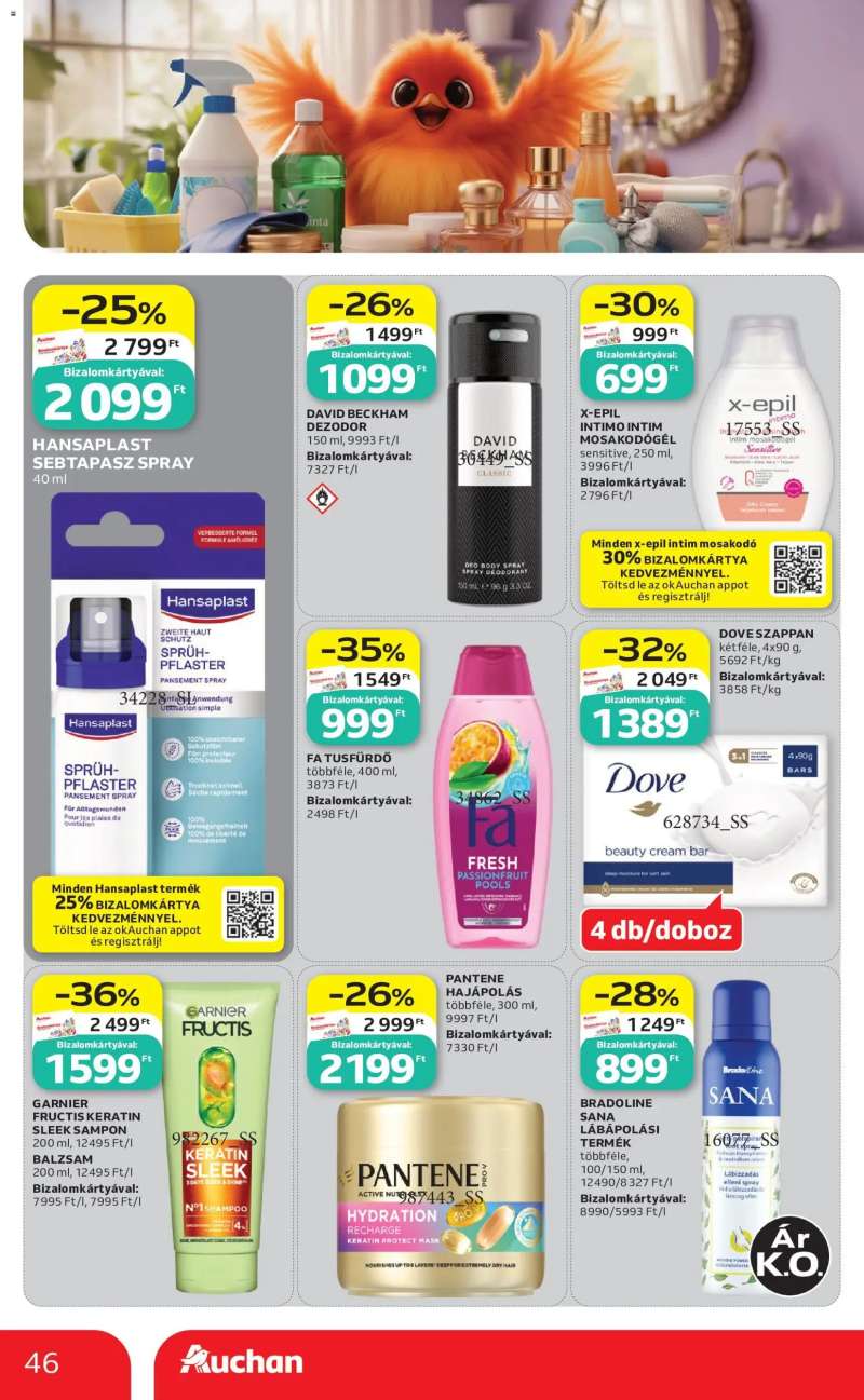 Auchan Auchan akciós újság 46 oldal