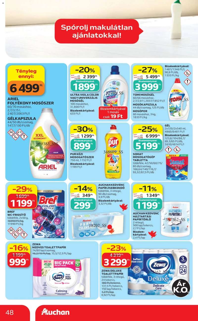 Auchan Auchan akciós újság 48 oldal