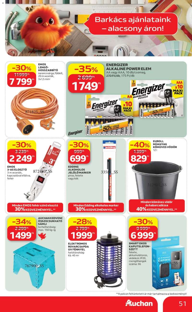Auchan Auchan akciós újság 51 oldal