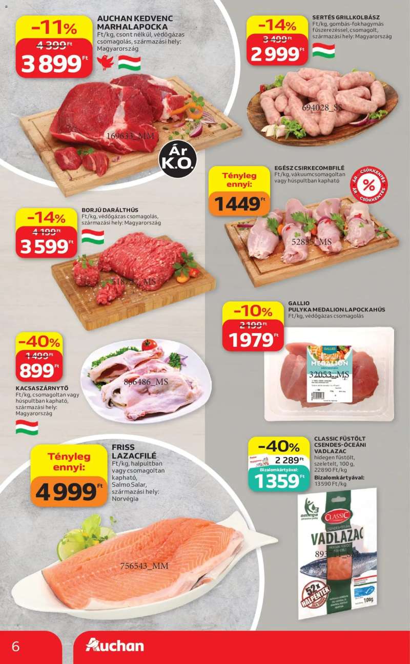 Auchan Auchan akciós újság 6 oldal