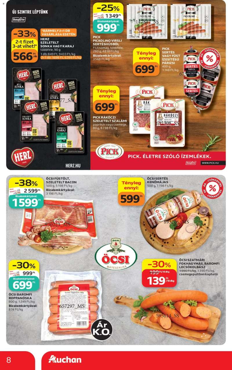 Auchan Auchan akciós újság 8 oldal