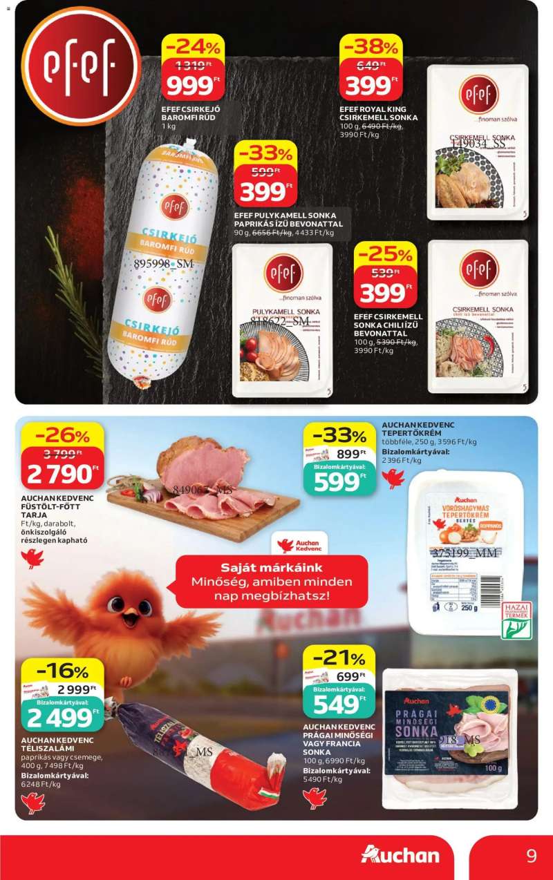Auchan Auchan akciós újság 9 oldal