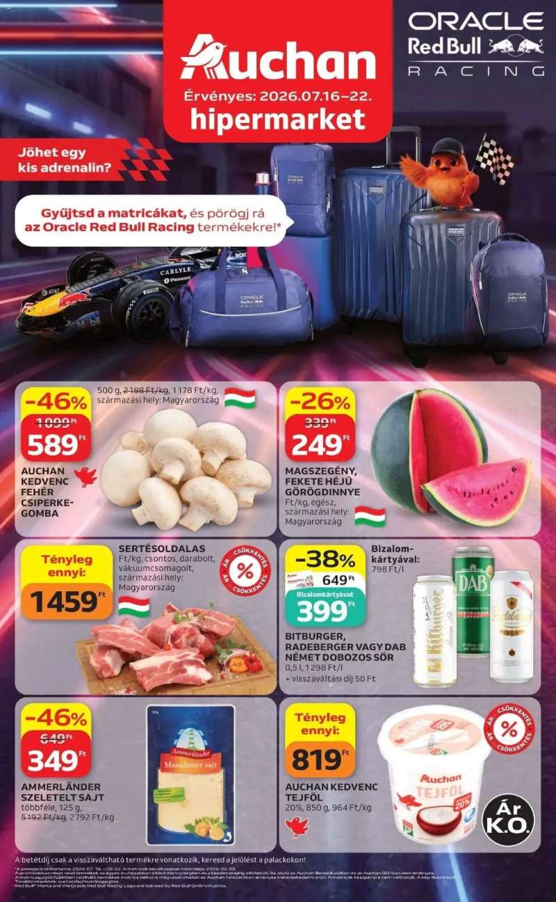 Auchan Auchan akciós újság Budapest 1 oldal