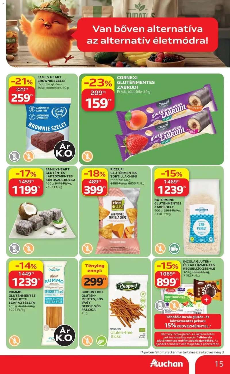 Auchan Auchan akciós újság Budapest 15 oldal