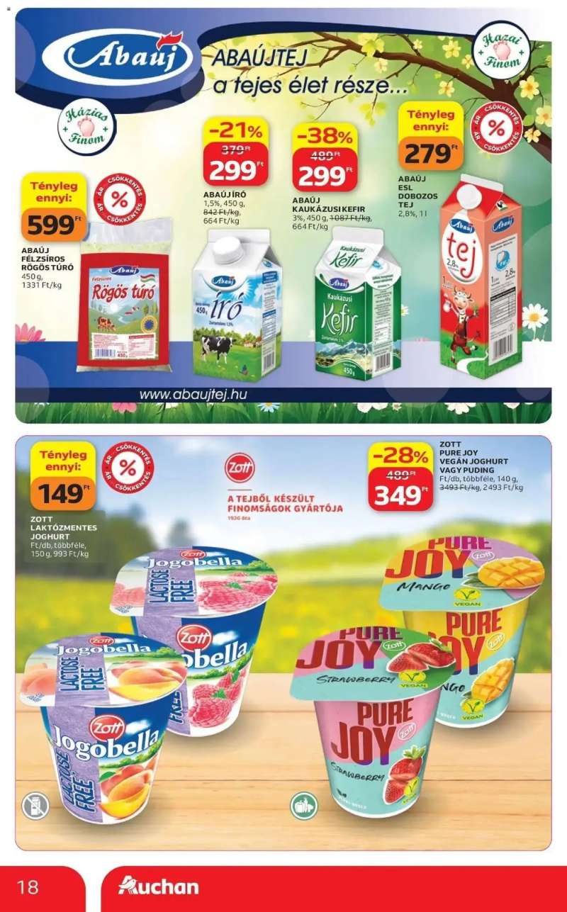 Auchan Auchan akciós újság Budapest 18 oldal