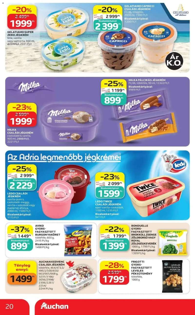 Auchan Auchan akciós újság Budapest 20 oldal