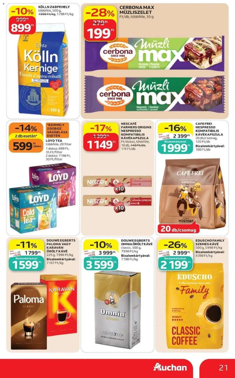 Auchan Auchan akciós újság Budapest 21 oldal