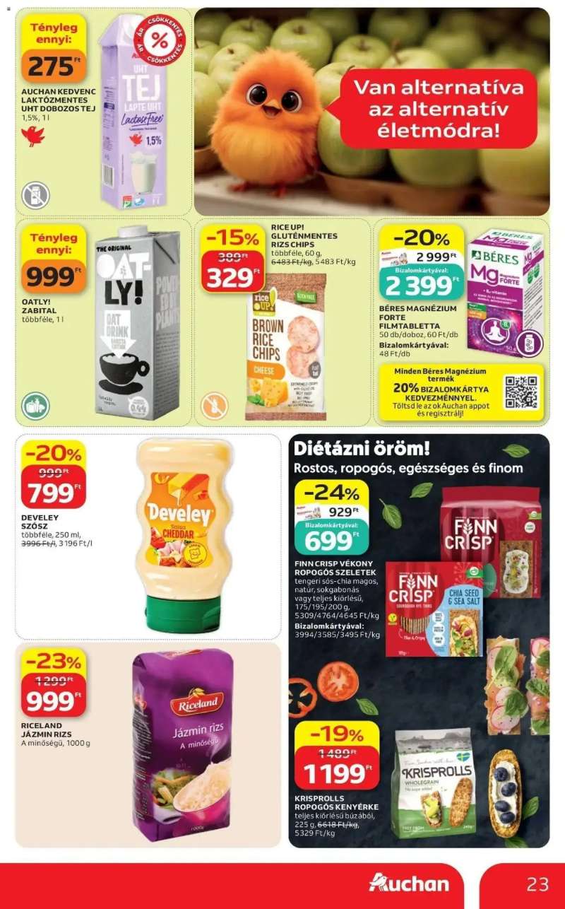 Auchan Auchan akciós újság Budapest 23 oldal
