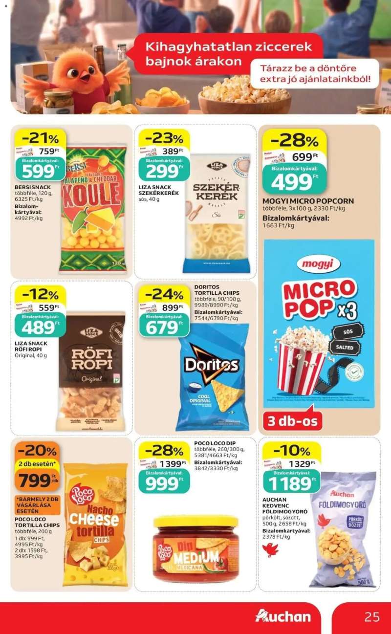 Auchan Auchan akciós újság Budapest 25 oldal