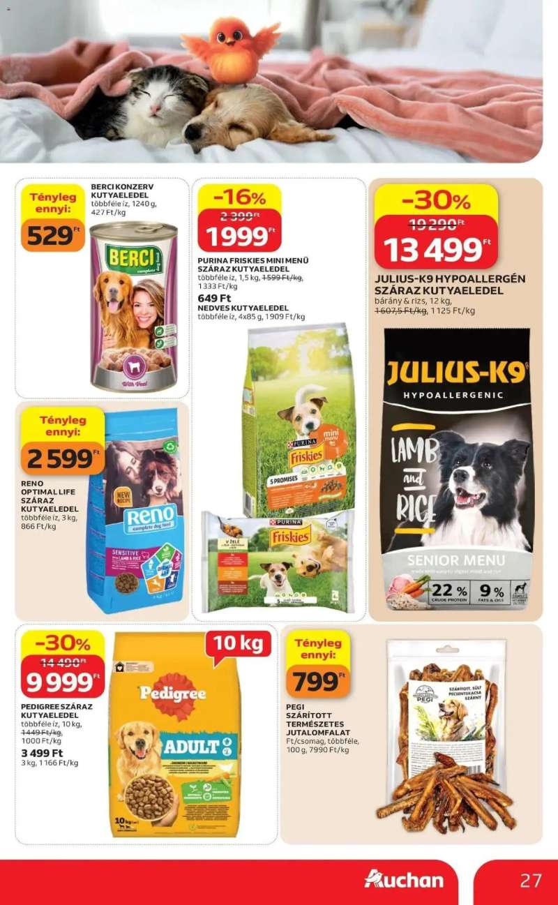 Auchan Auchan akciós újság Budapest 27 oldal