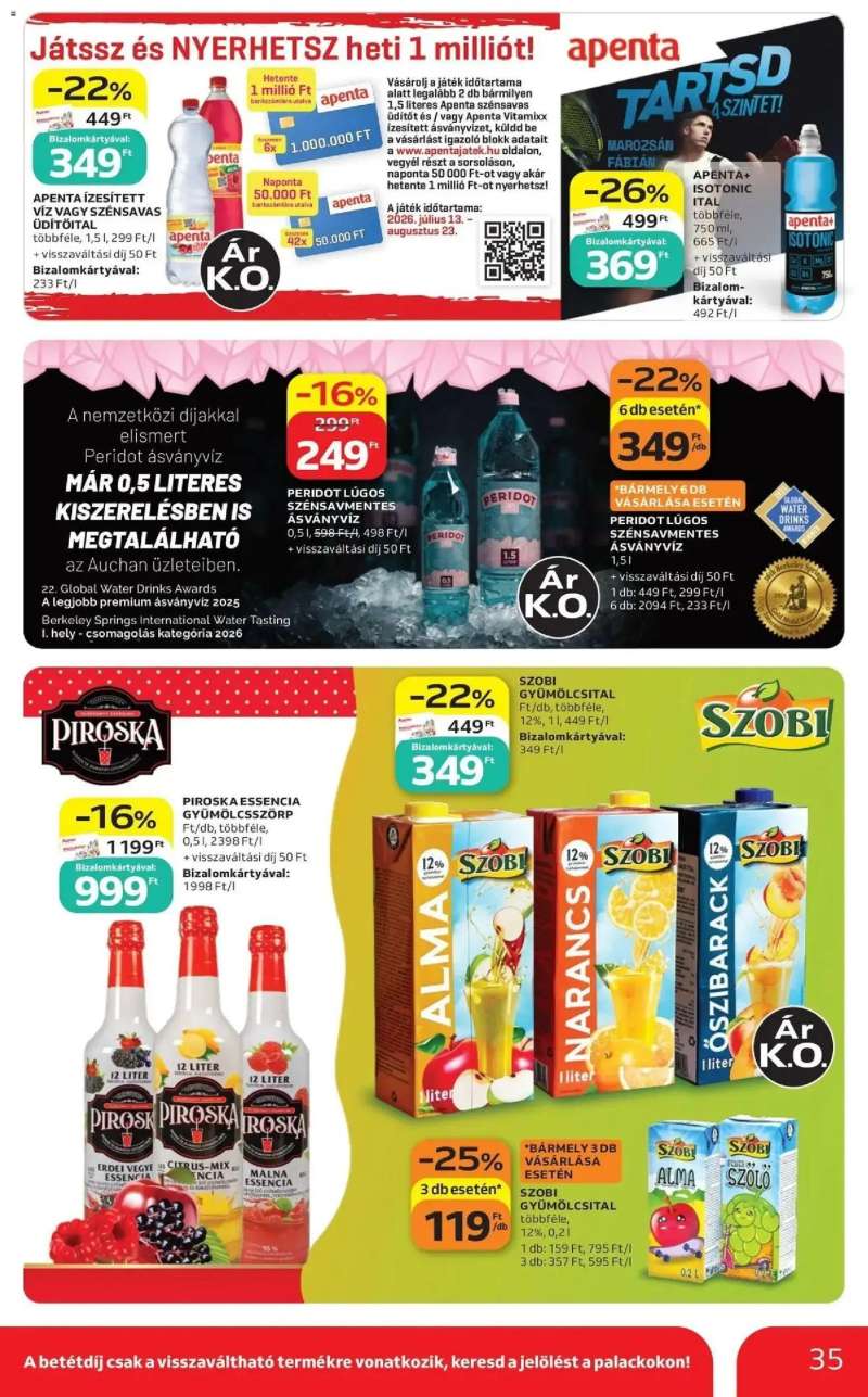 Auchan Auchan akciós újság Budapest 35 oldal