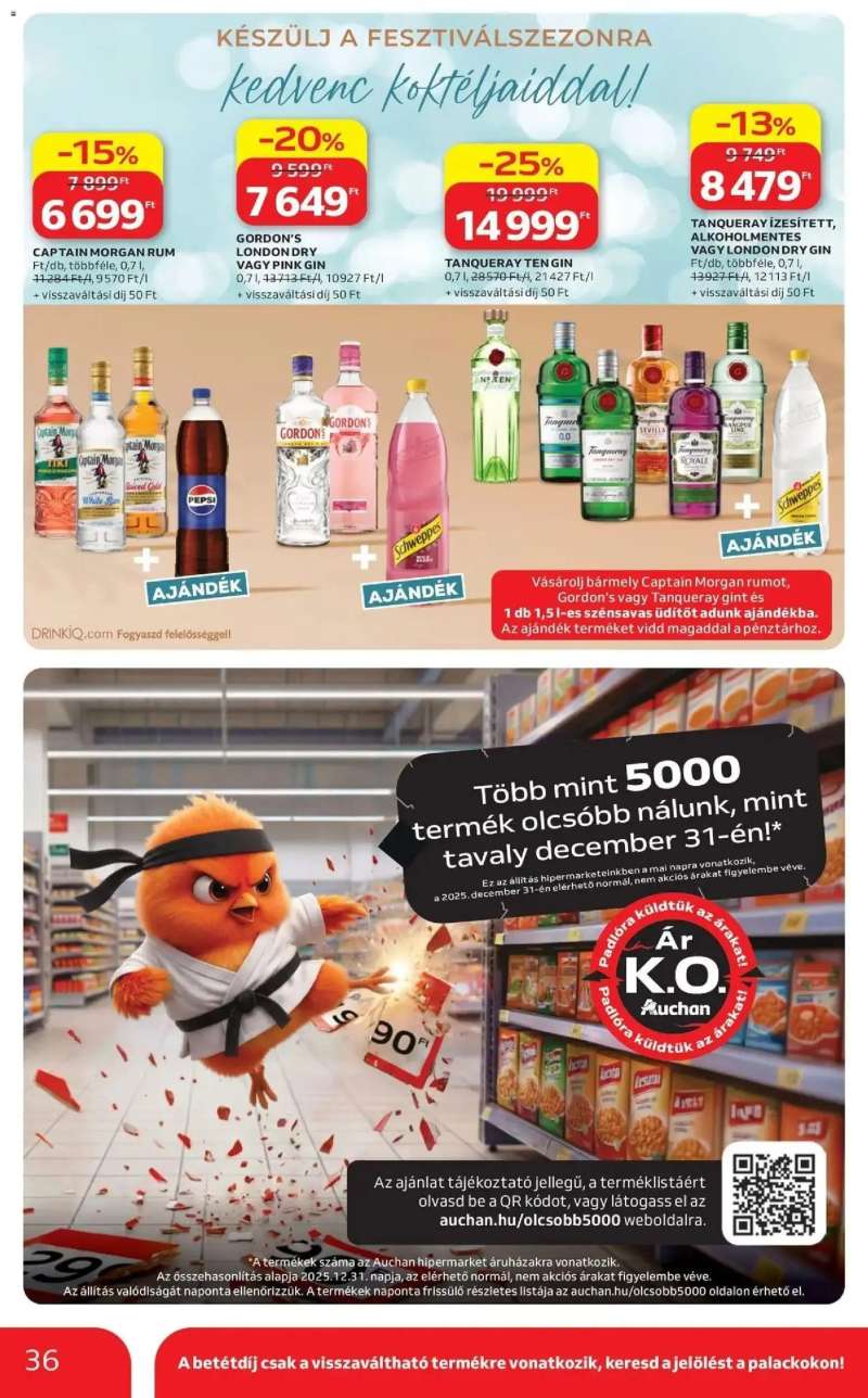 Auchan Auchan akciós újság Budapest 36 oldal