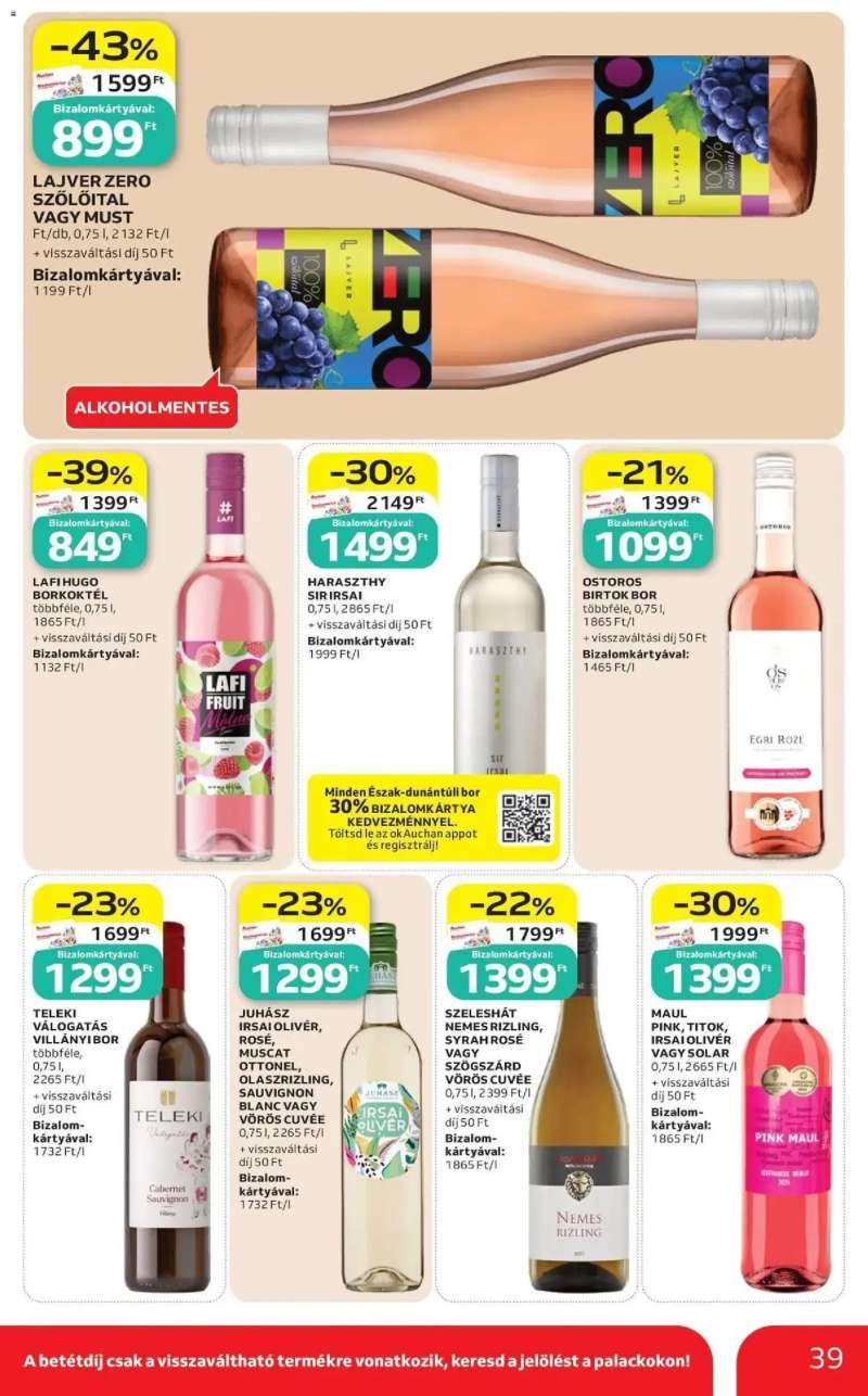 Auchan Auchan akciós újság Budapest 39 oldal