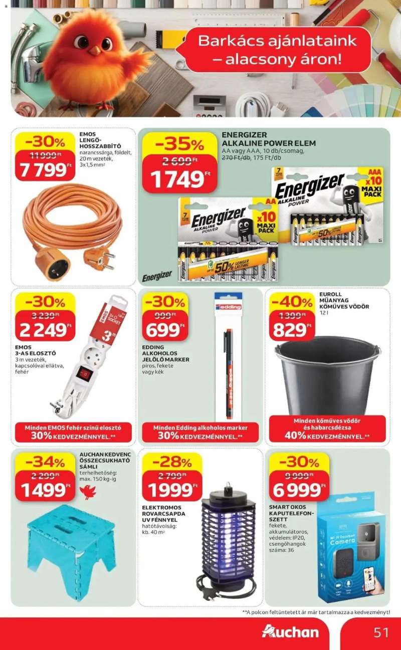 Auchan Auchan akciós újság Budapest 51 oldal