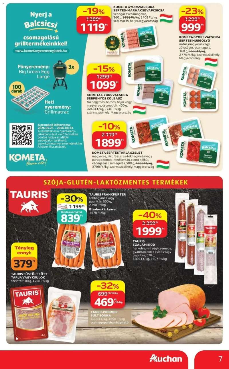 Auchan Auchan akciós újság Budapest 7 oldal