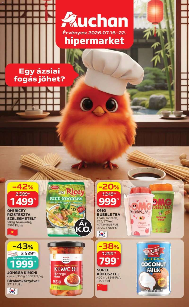 Auchan Auchan Ázsiai ajánlataink 1 oldal