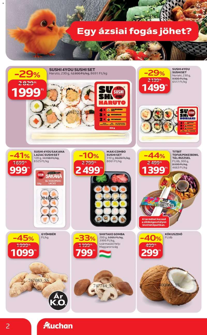 Auchan Auchan Ázsiai ajánlataink 2 oldal