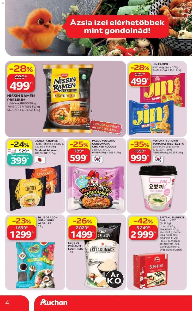 Auchan Auchan Ázsiai ajánlataink Budapest 4 oldal