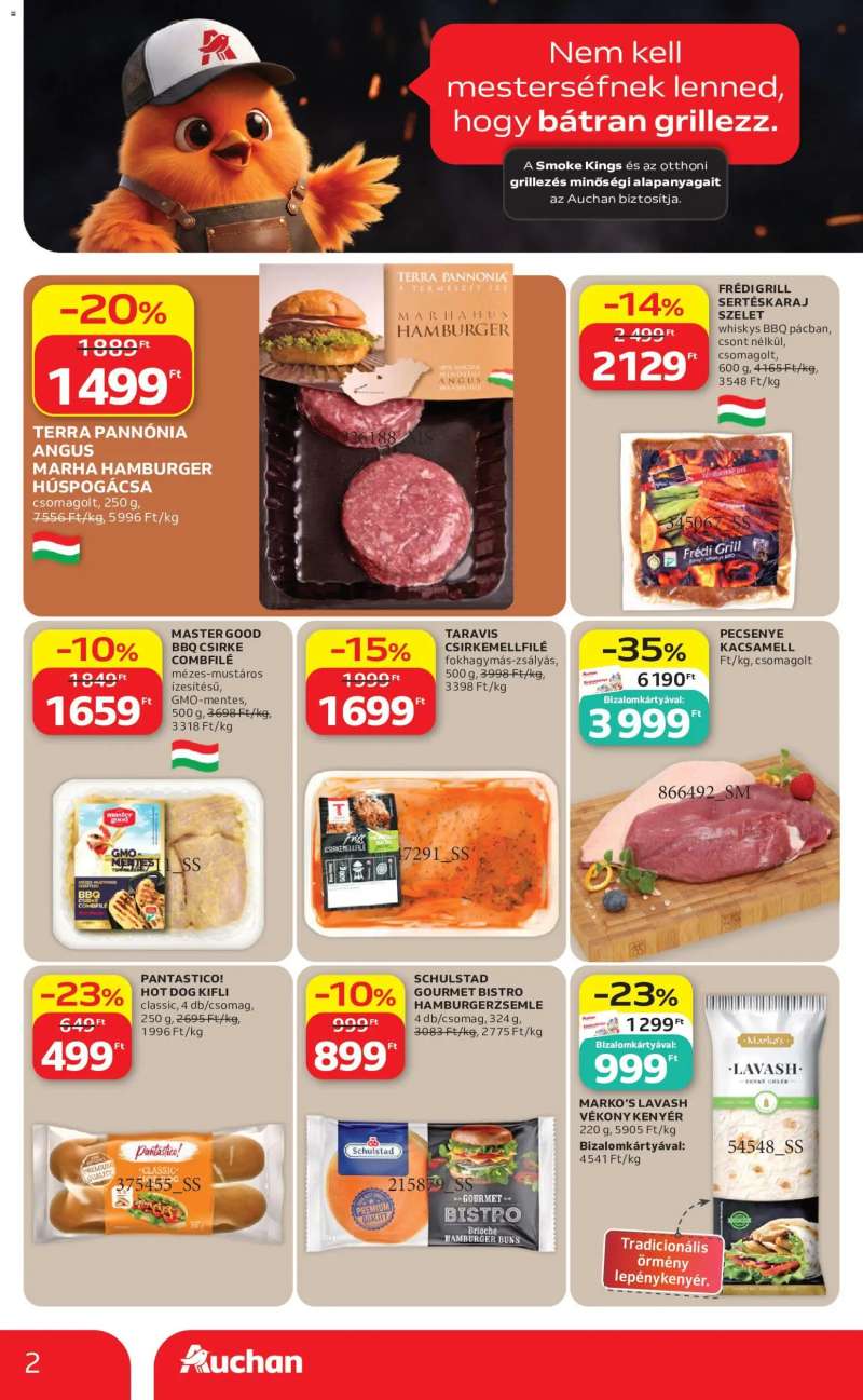 Auchan Auchan Grill ajánlataink 2 oldal