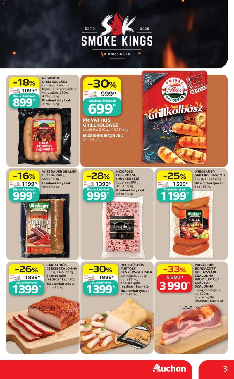 Auchan Auchan Grill ajánlataink 3 oldal