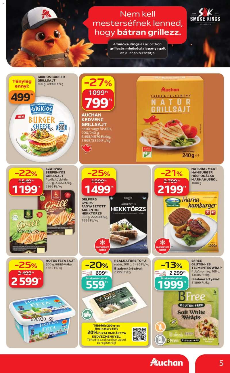 Auchan Auchan Grill ajánlataink 5 oldal