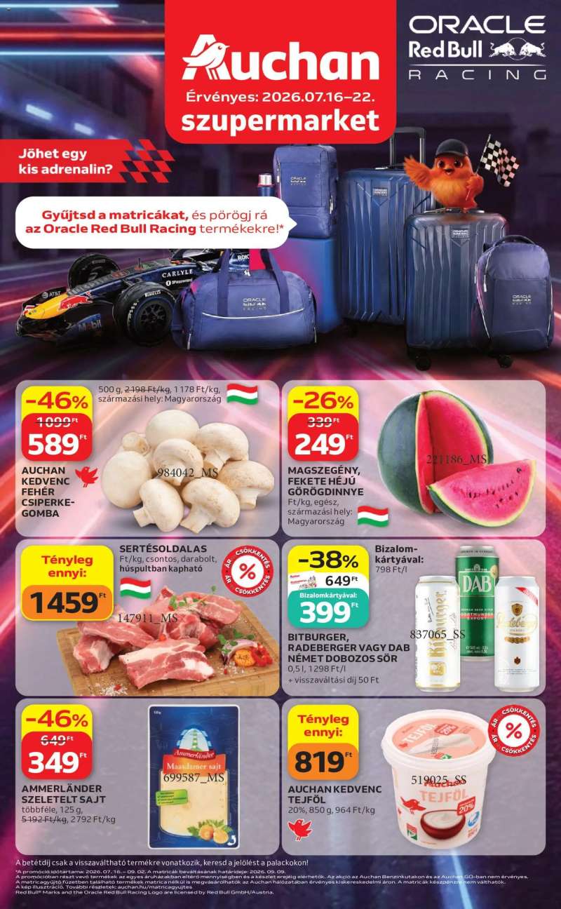 Auchan Auchan Szupermarket akciós újság 1 oldal
