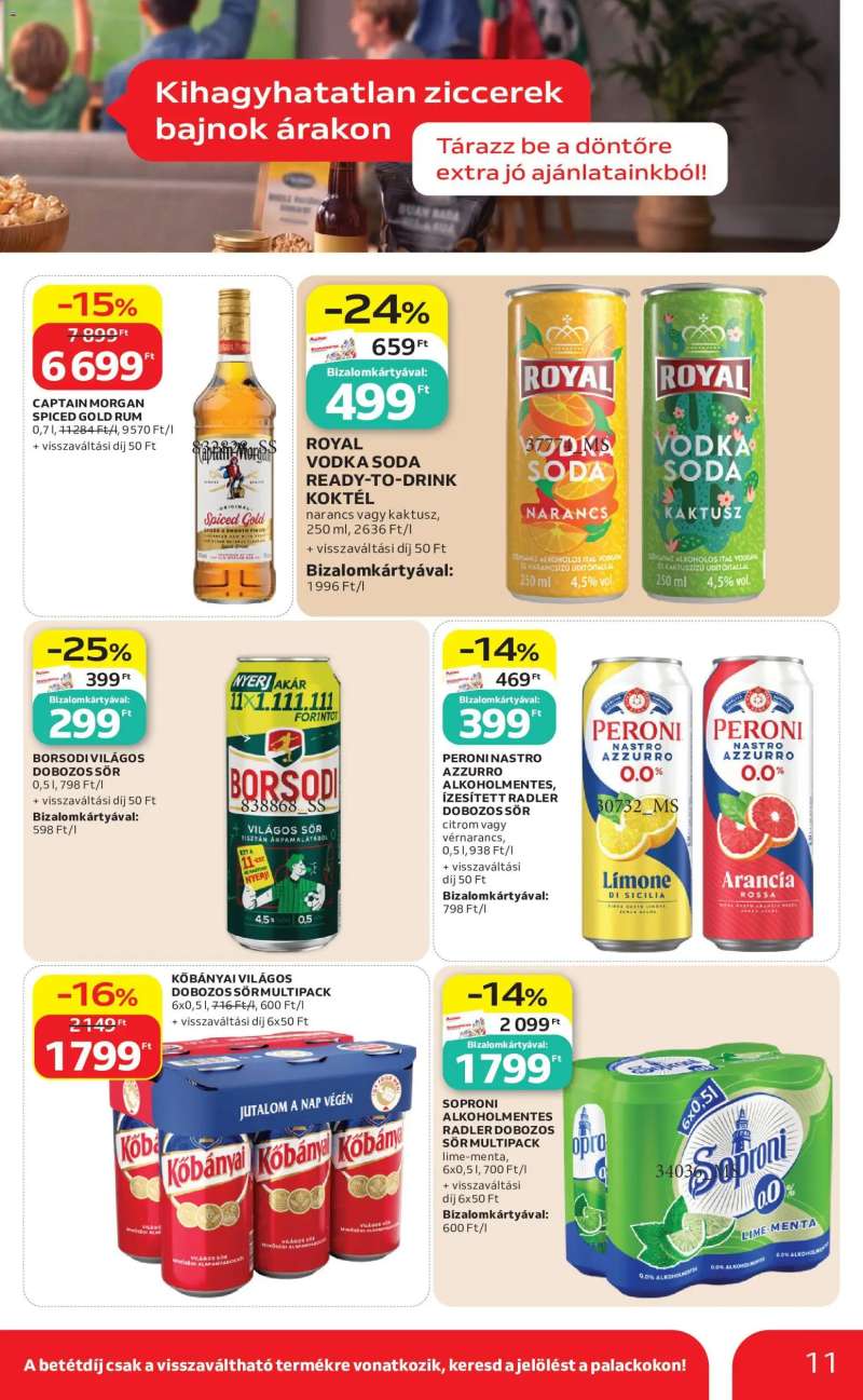 Auchan Auchan Szupermarket akciós újság 11 oldal