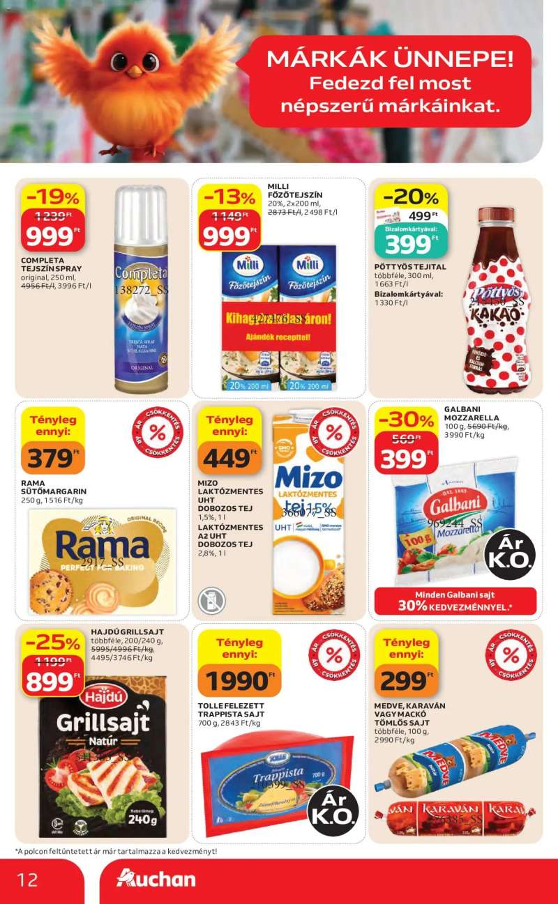 Auchan Auchan akciós újság 12 oldal