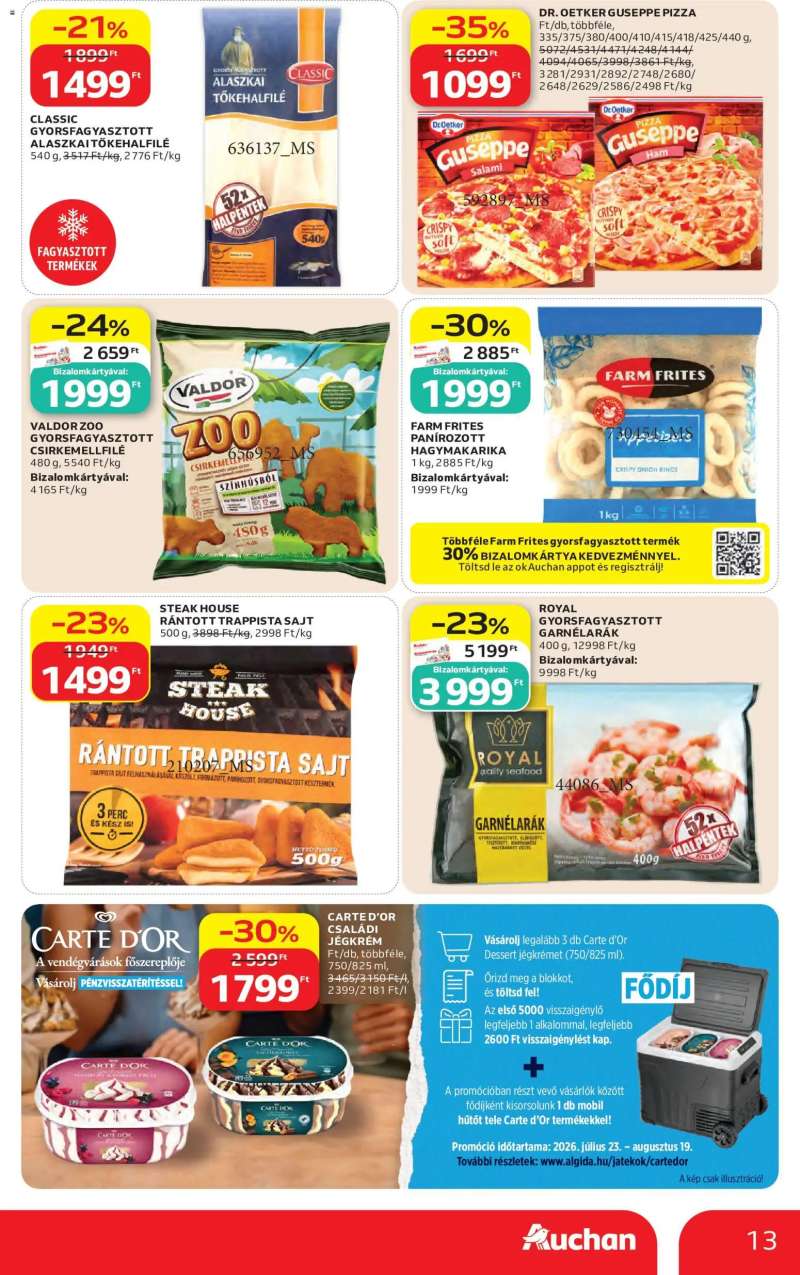 Auchan Auchan akciós újság 13 oldal