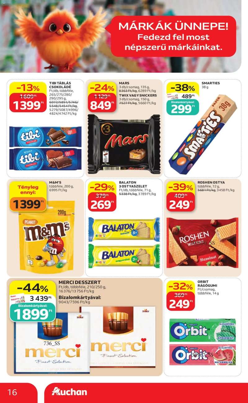 Auchan Auchan akciós újság 16 oldal
