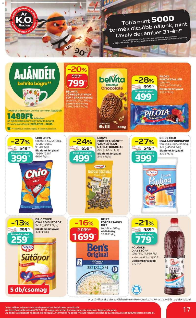 Auchan Auchan akciós újság 17 oldal