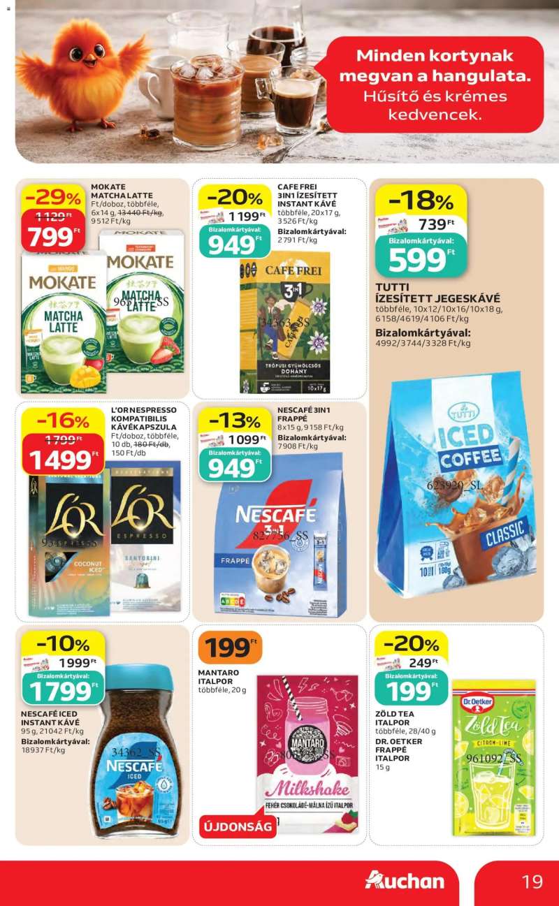 Auchan Auchan akciós újság 19 oldal